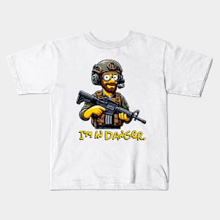 Tactical Yellow People Kids T-Shirt